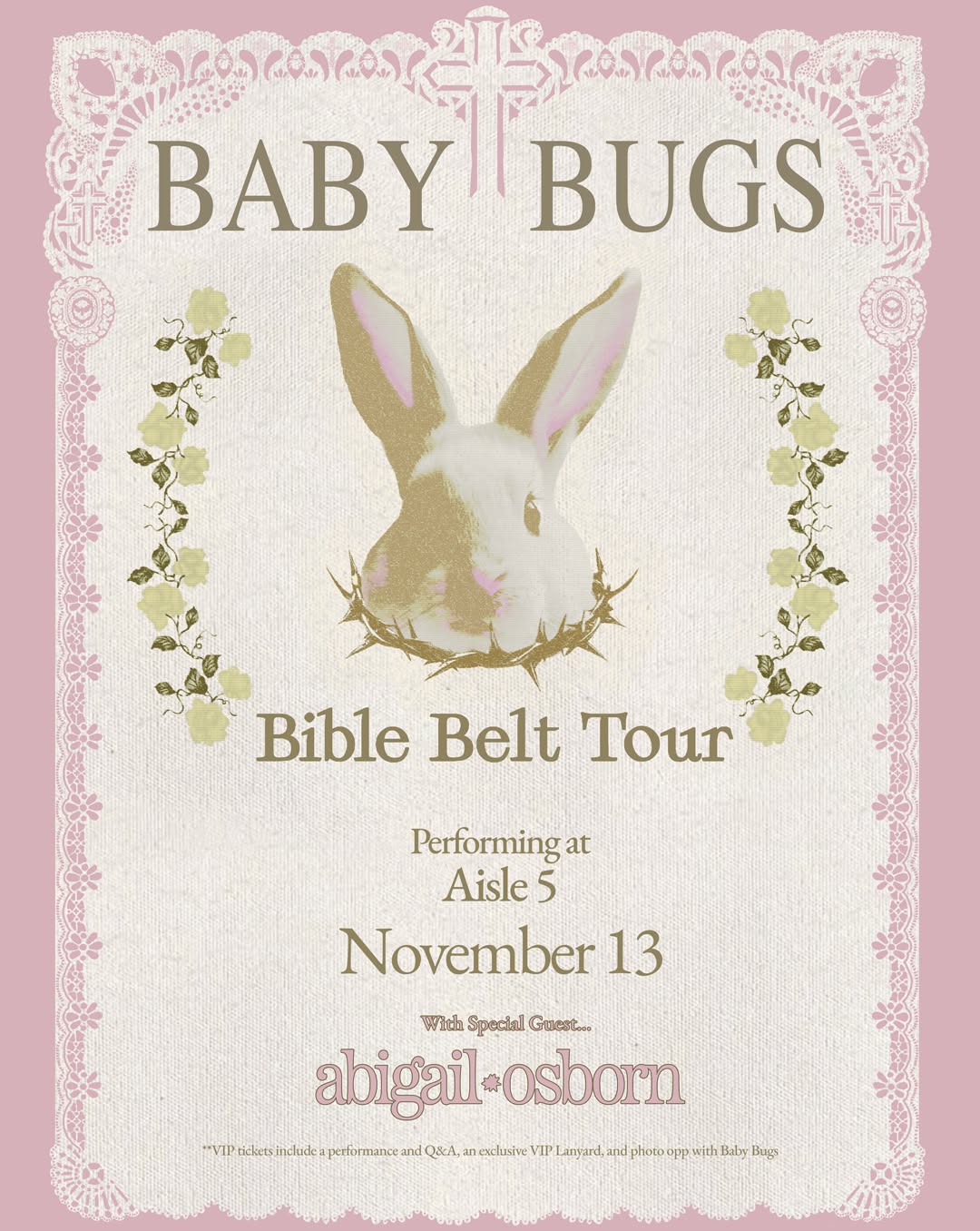 Baby Bugs Bible Belt Tour