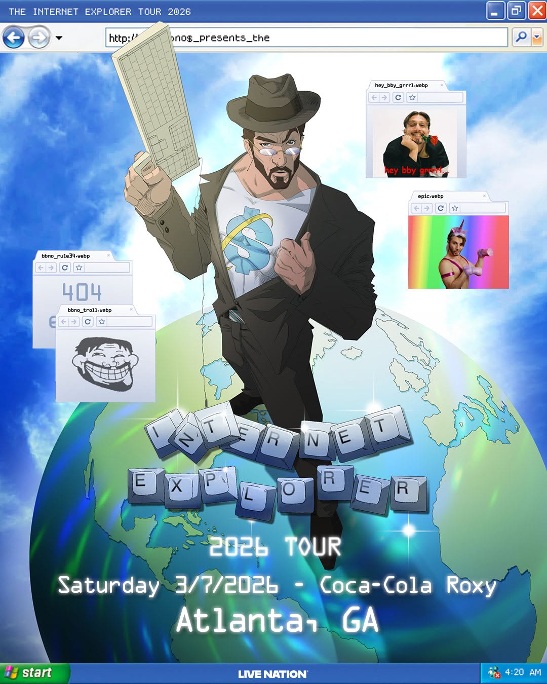 The Internet Explorer Tour 2026