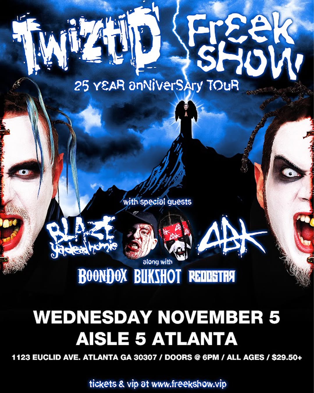 Twiztid Freek Show 25 Year Anniversary Tour