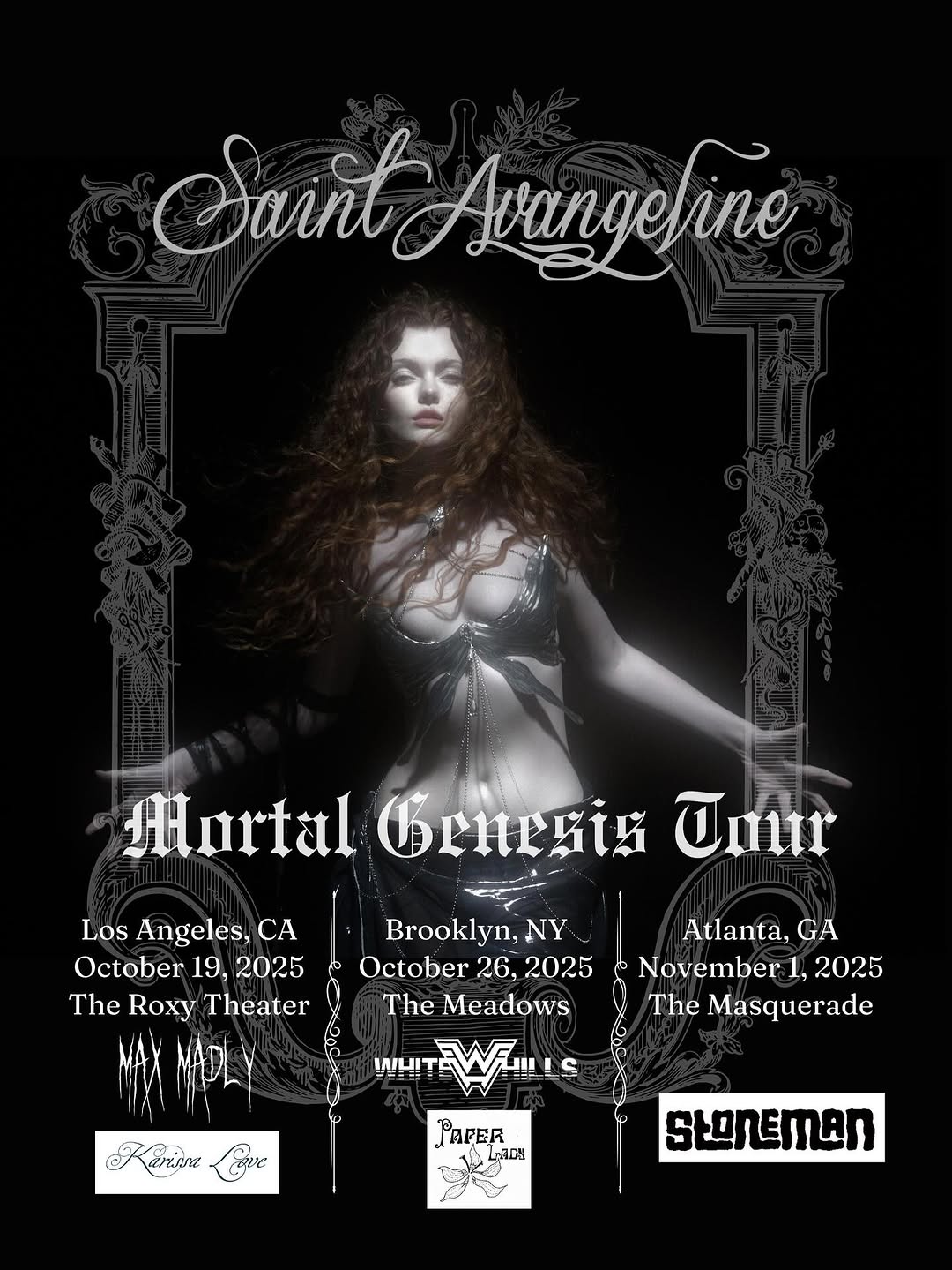 Saint Avangeline Mortal Genesis Tour