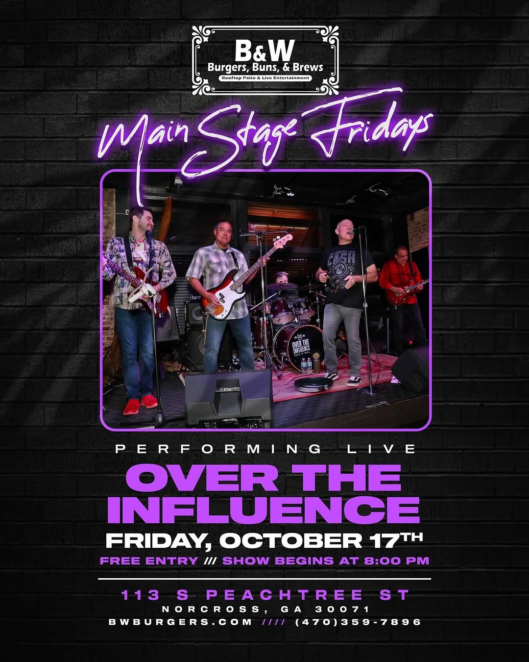 Main Stage Fridays: Over the Influence
