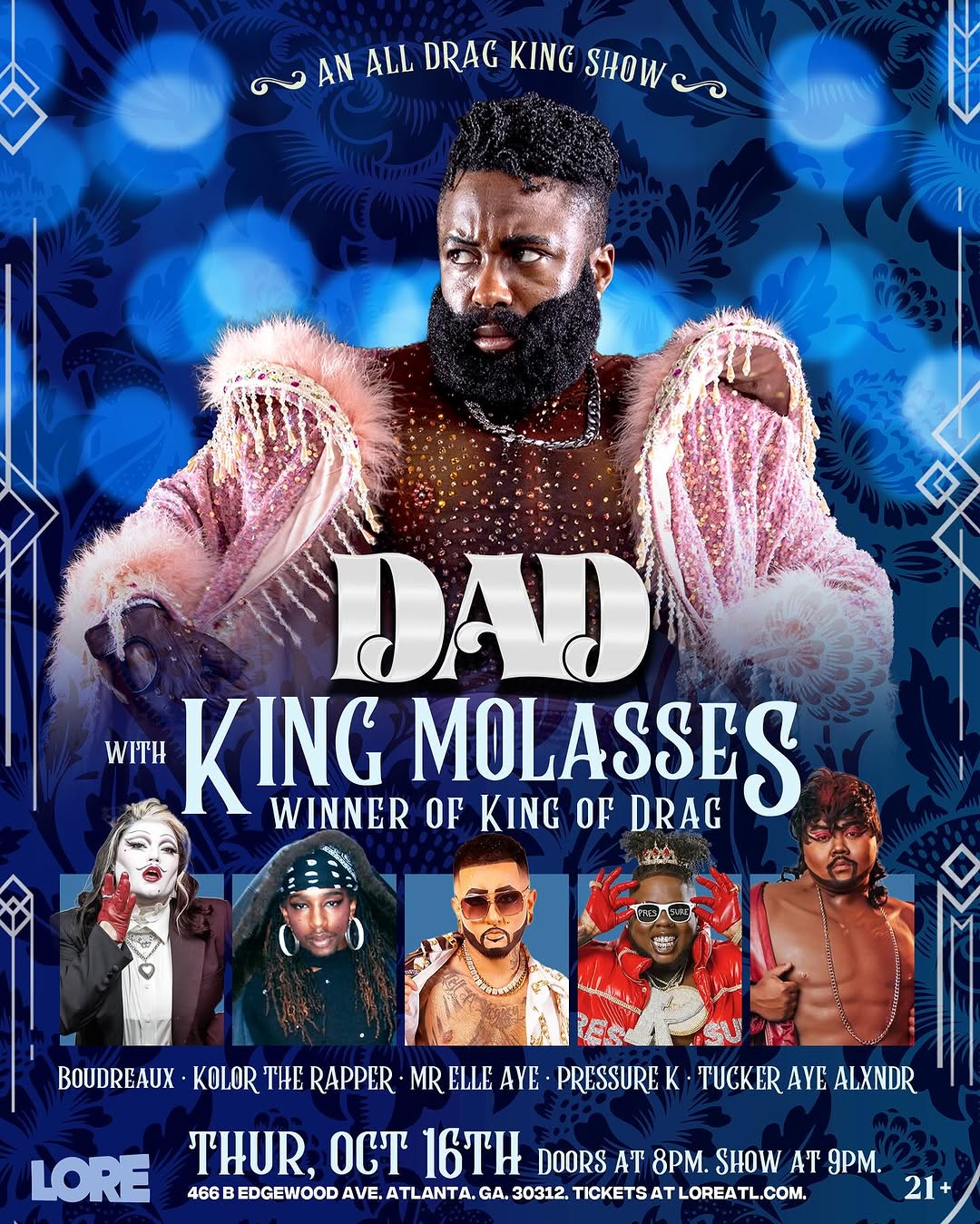 Dad with King Molasses: An All Drag King Show