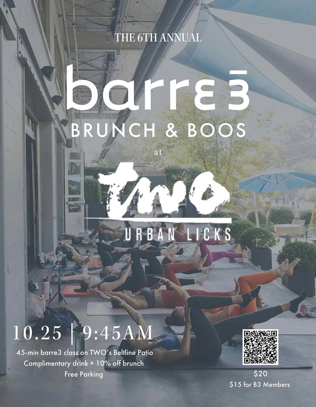 The 6th Annual Barre3 Brunch & Boos