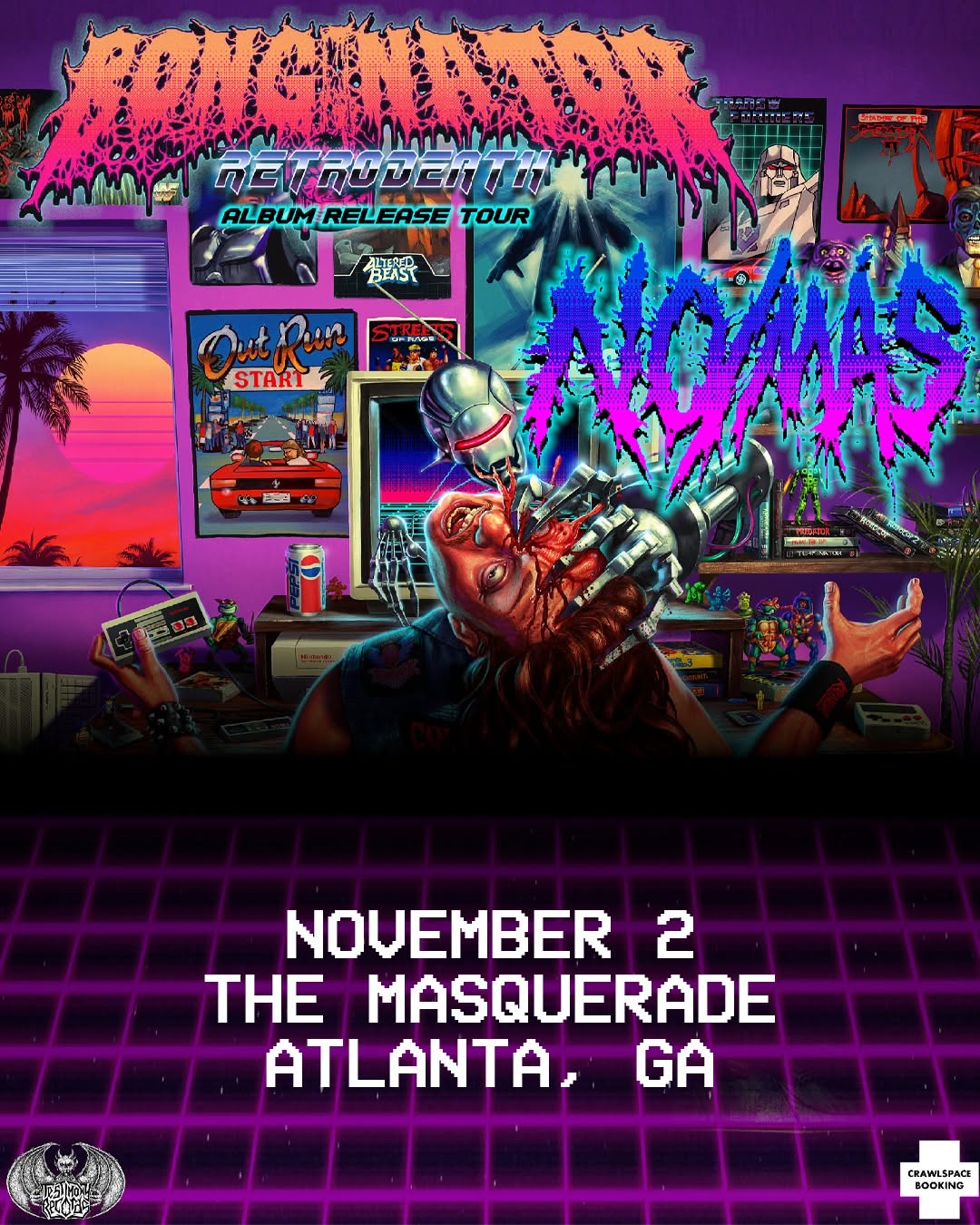 Long and Dark Retrodeath Album Release Tour