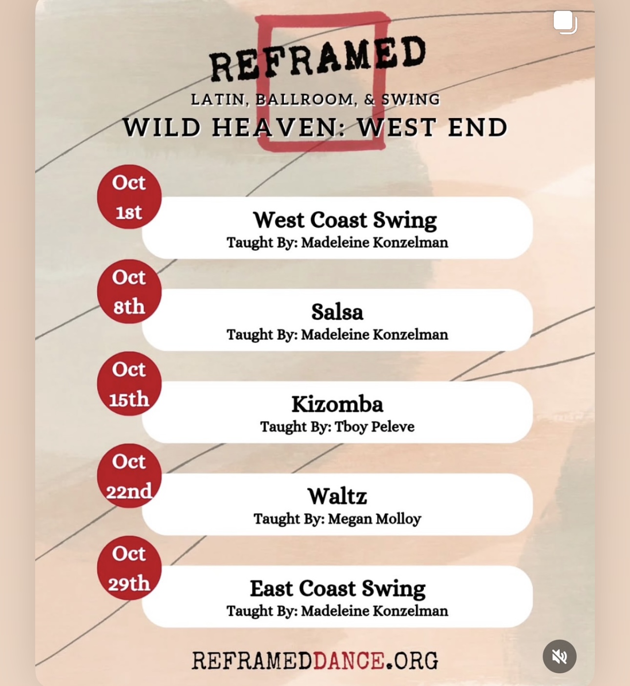 Reframed: Latin, Ballroom, & Swing