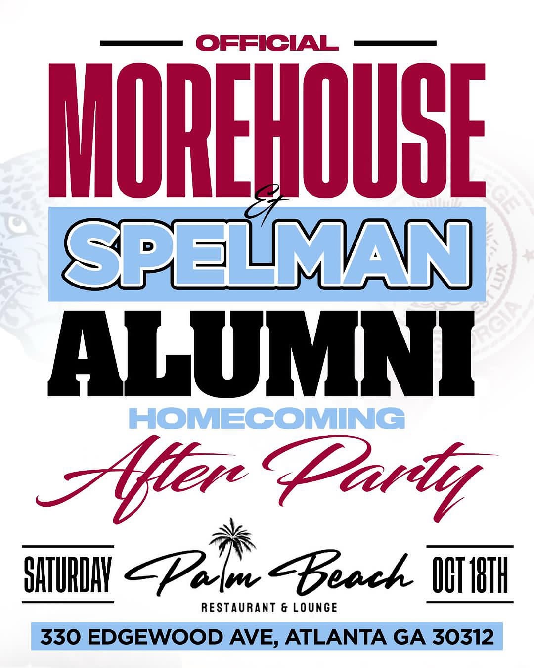 Morehouse & Spelman Alumni Homecoming After Party