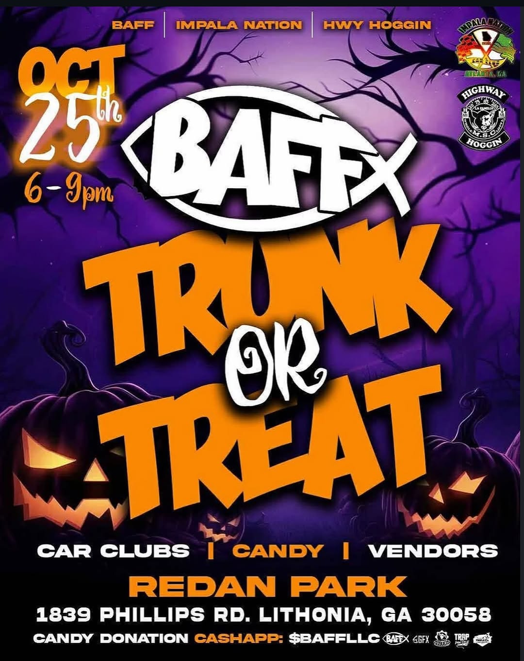 BAFF Trunk or Treat