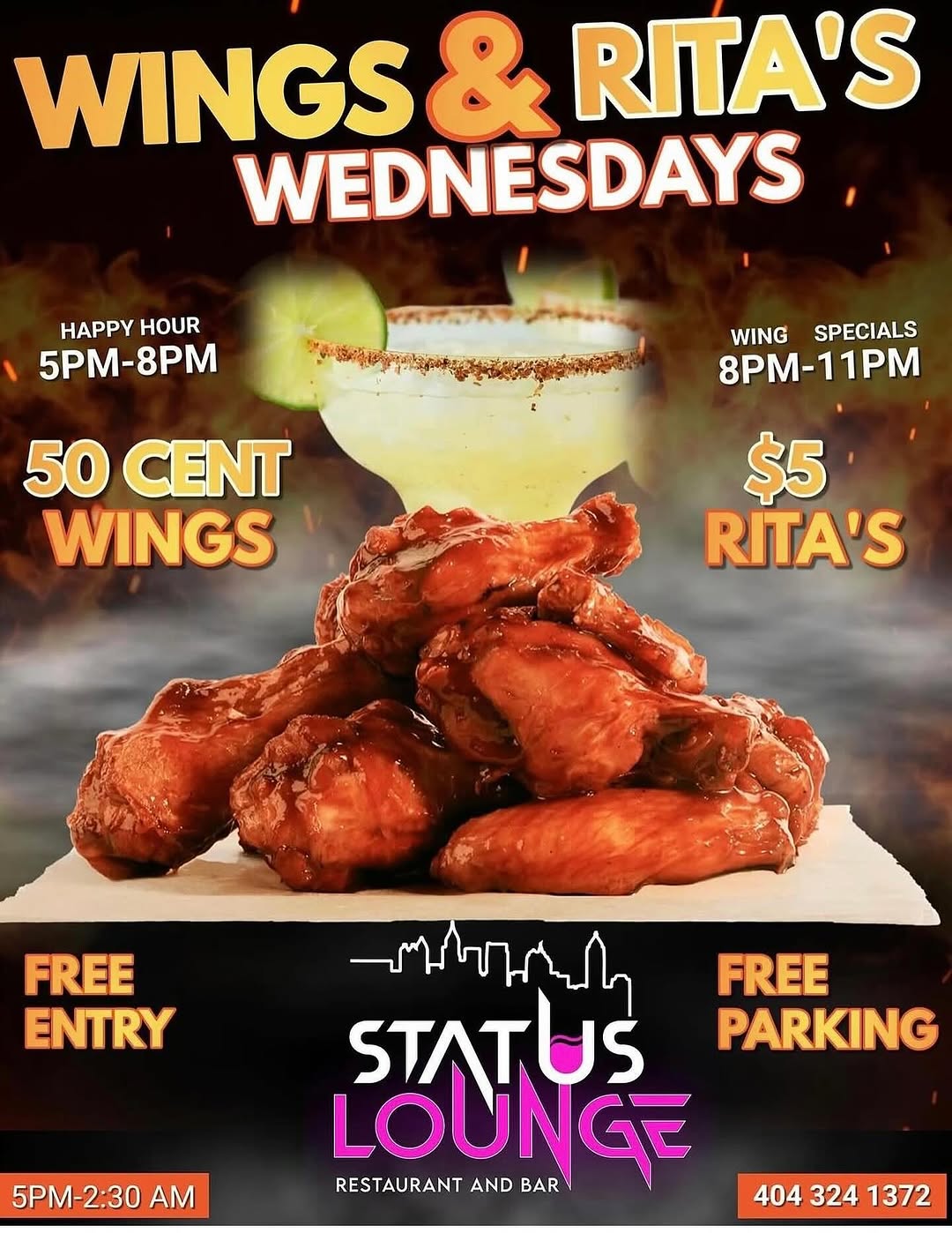 Wings & Ritas Wednesdays
