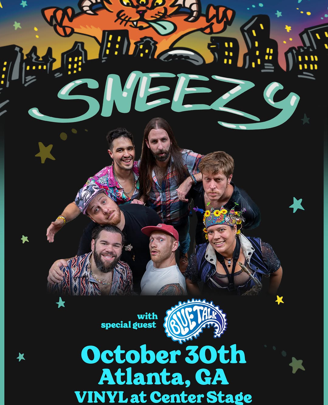 Sneezy with Blue Talk