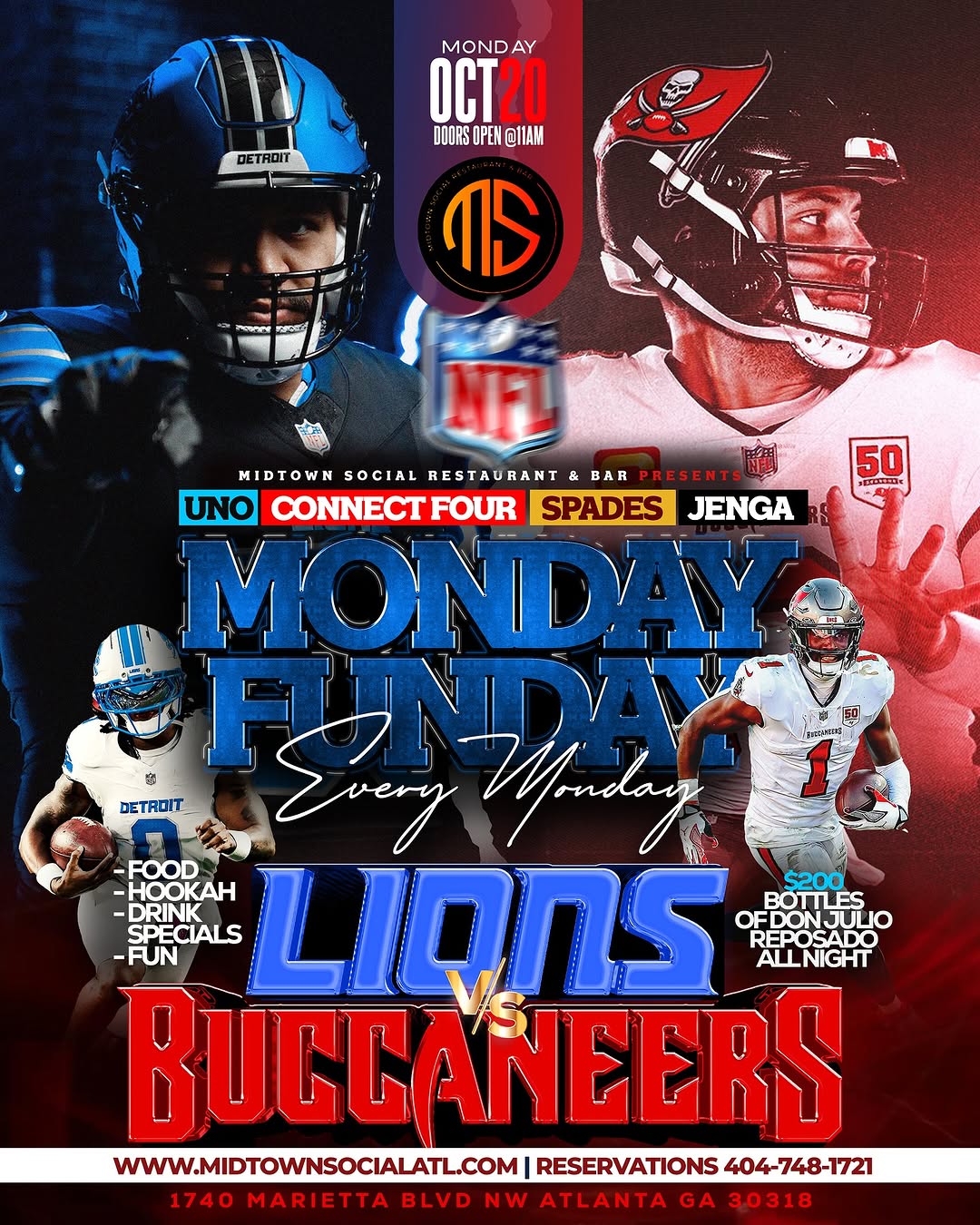 Monday Funda: Lions vs Buccaneers