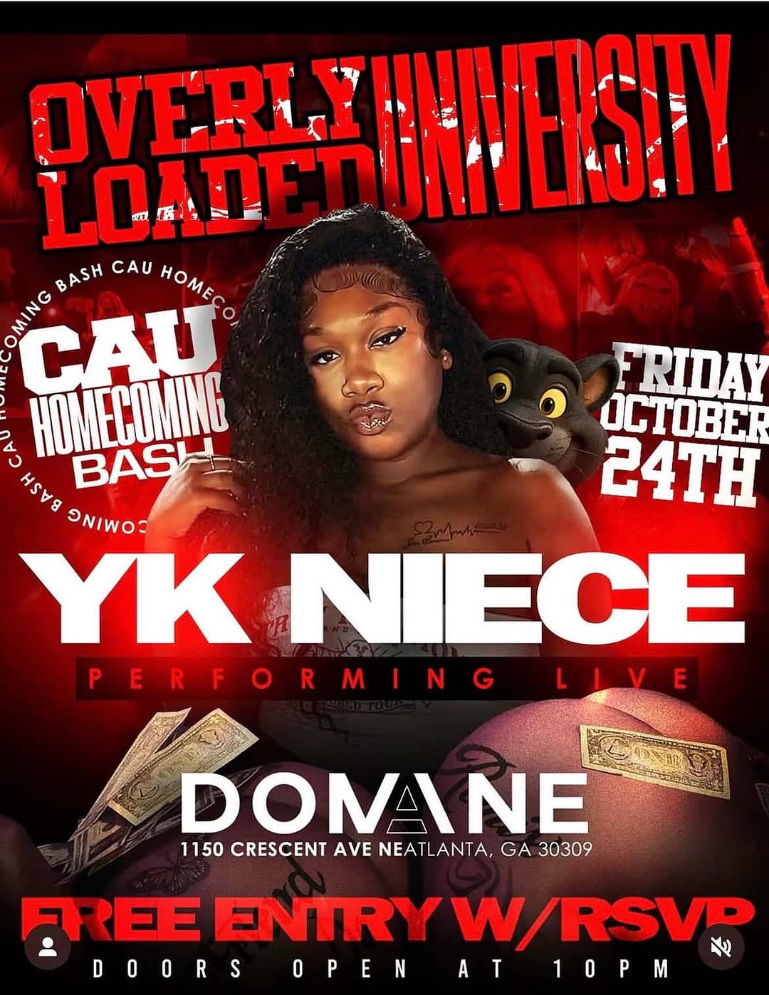 Overly Loaded University - CAU Homecoming Bash