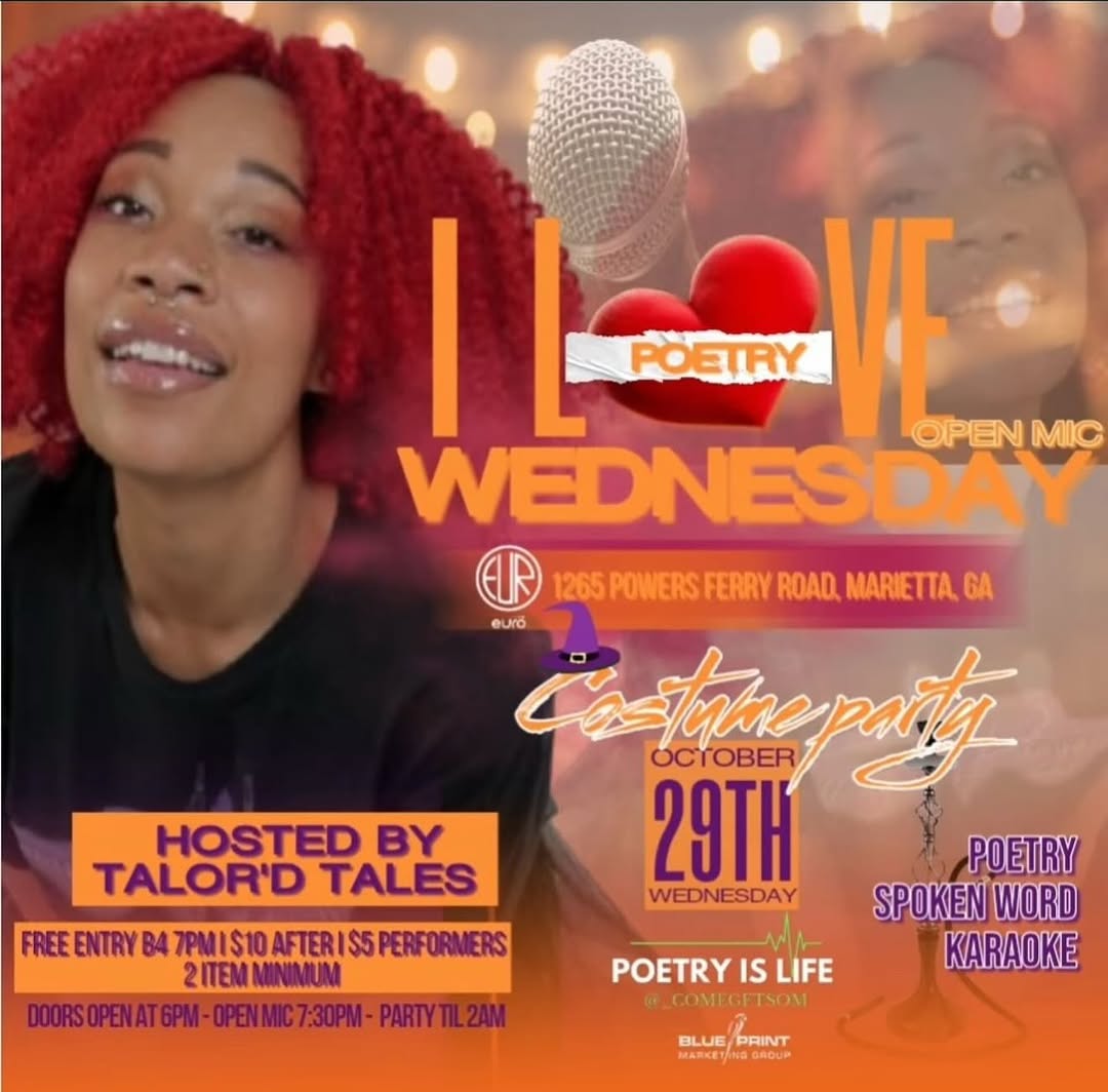 I Love Wednesday Poetry Open Mic