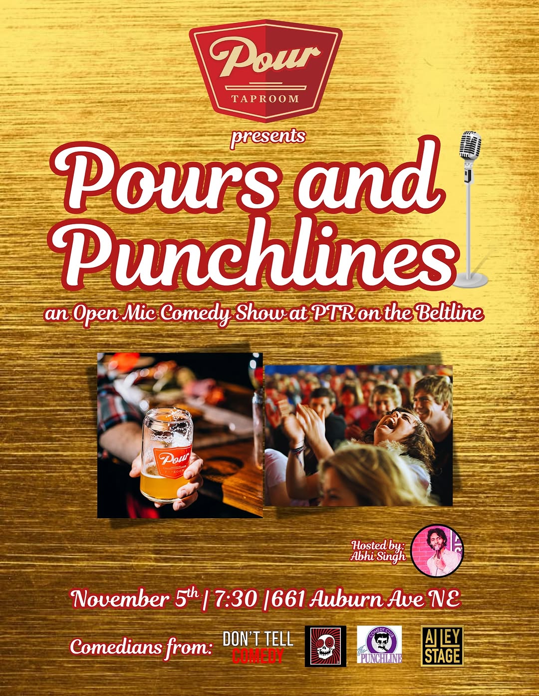 Pours and Punchlines