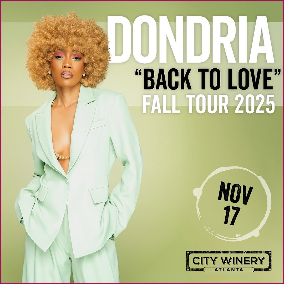 Dondria Back to Love Fall Tour 2025