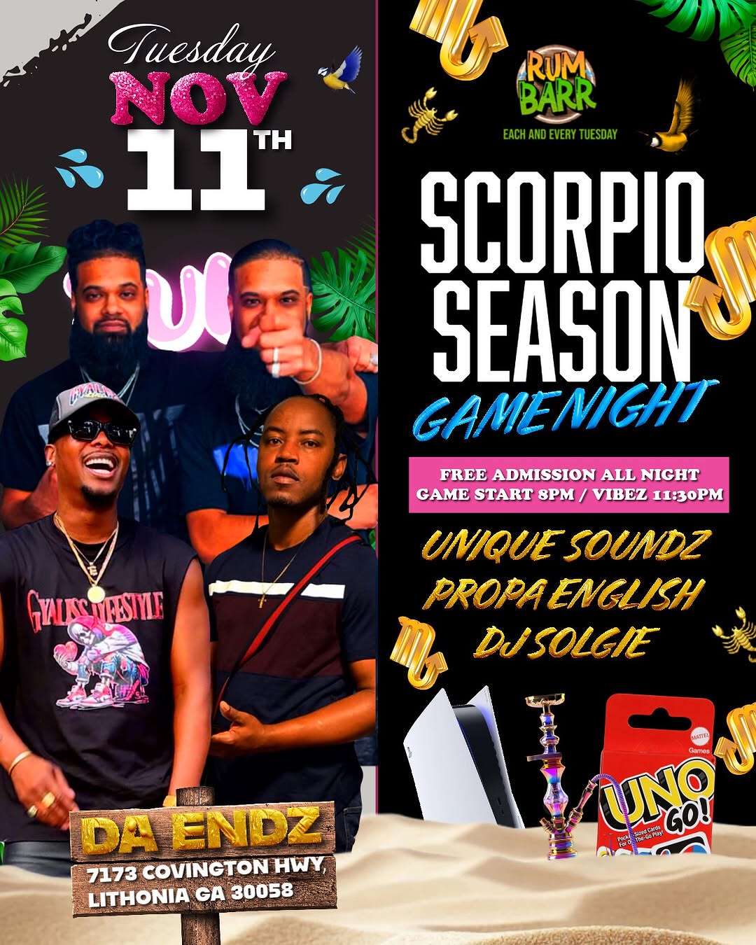 Scorpio Season Game Night