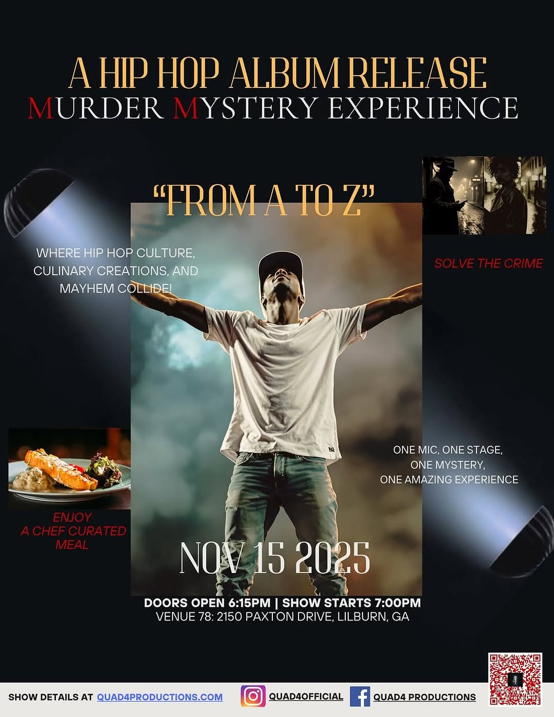 From A to Z: A Hip Hop Album Release Murder Mystery Experience