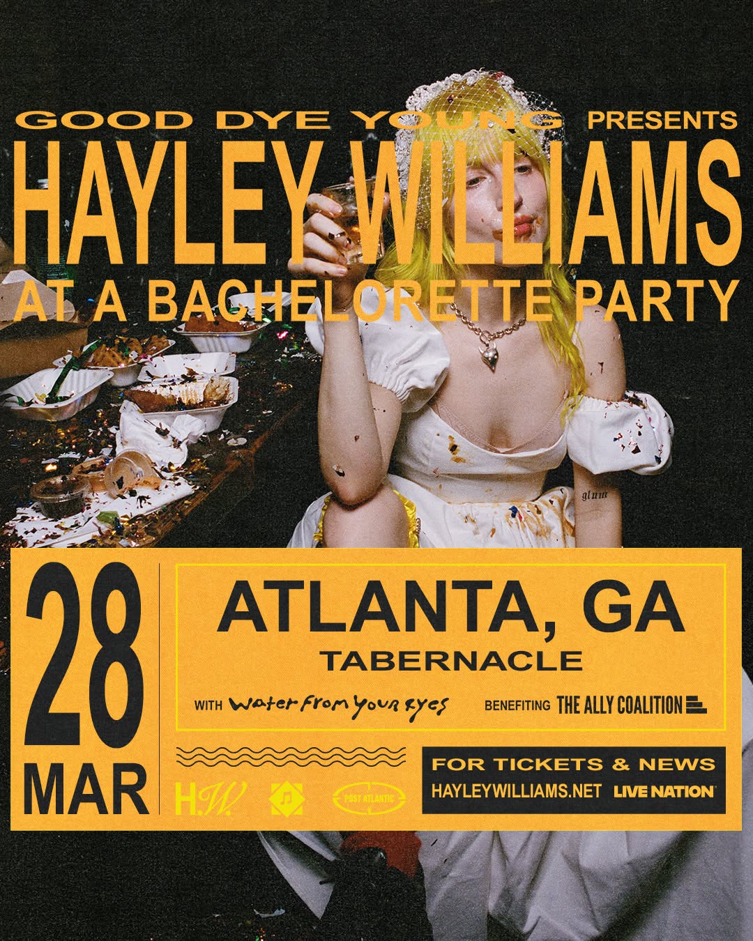 Hayley Williams at a Bachelorette Party