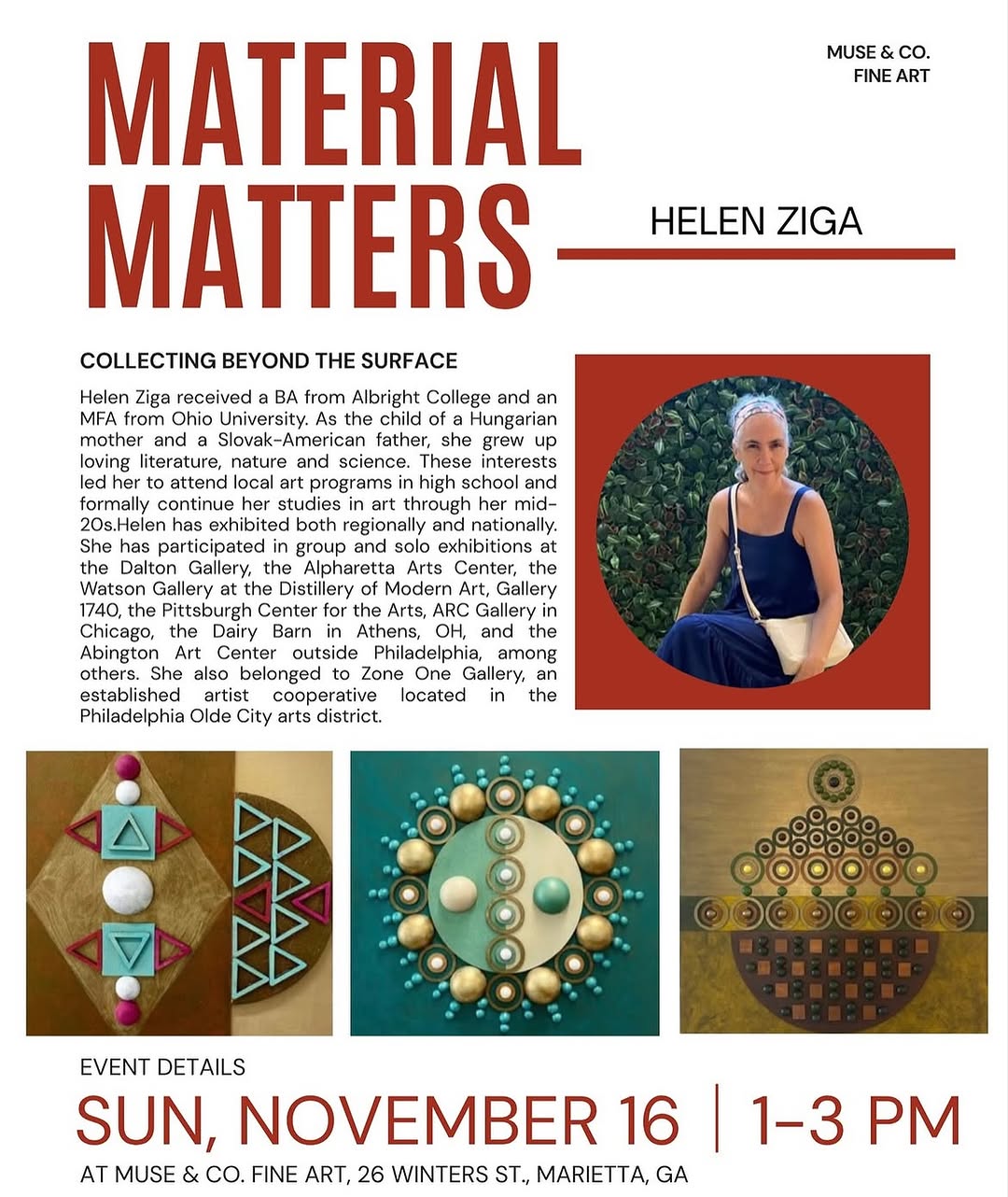 Material Matters: Helen Ziga