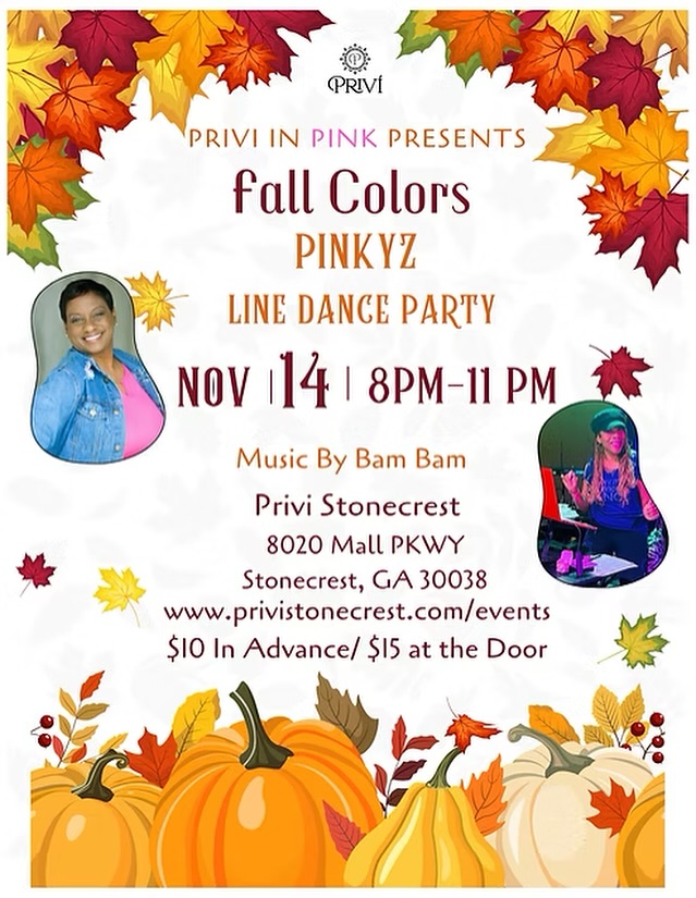 Fall Colors Pinkyz Line Dance Party