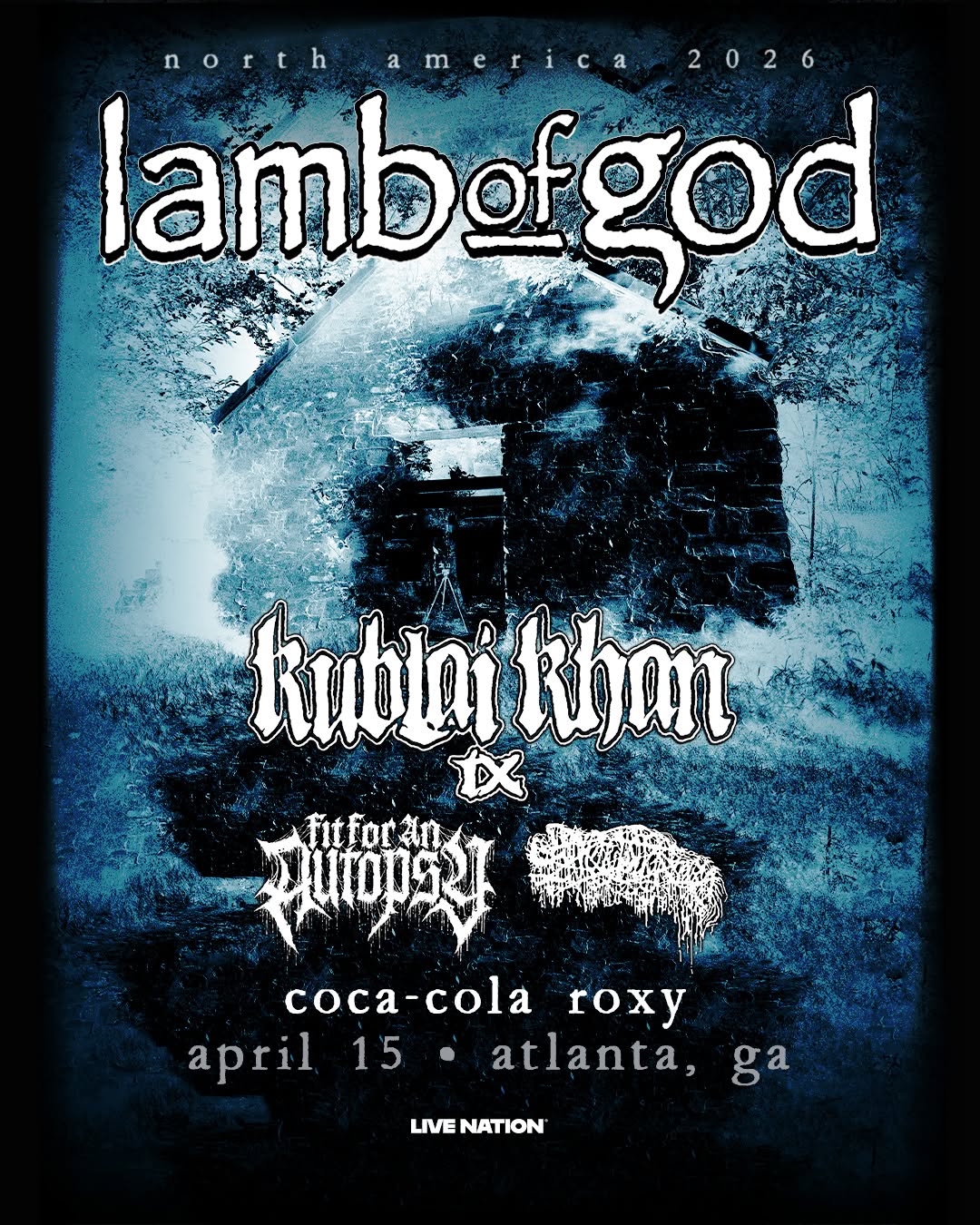 Lamb of God North America 2026 Tour