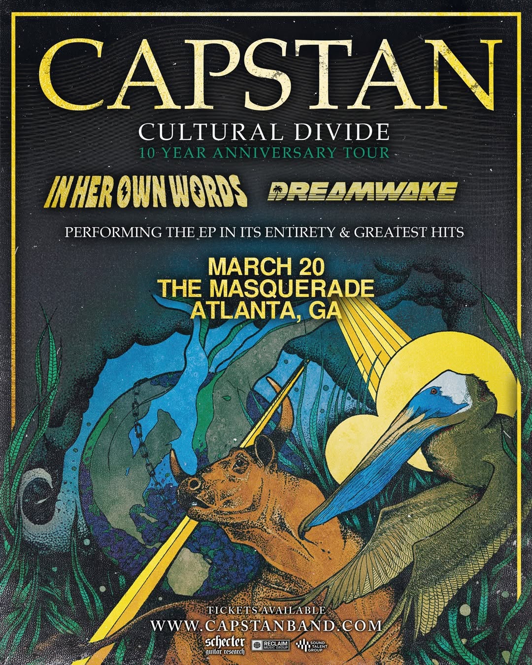 Capstan: Cultural Divide 10 Year Anniversary Tour