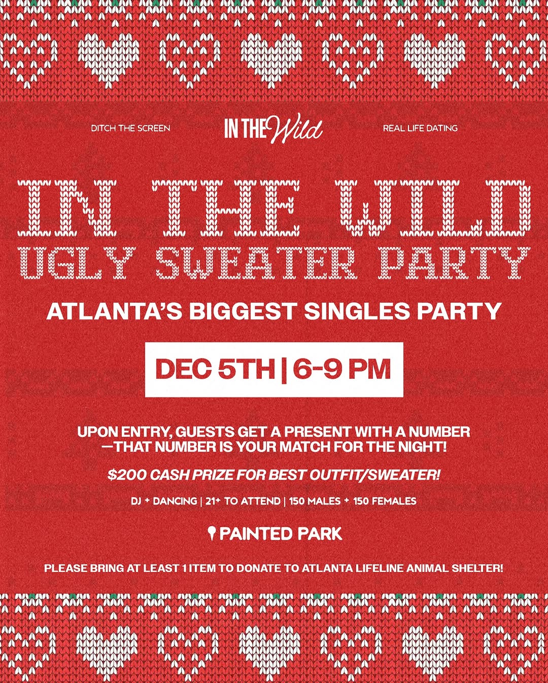 In The Wild Ugly Sweater Party