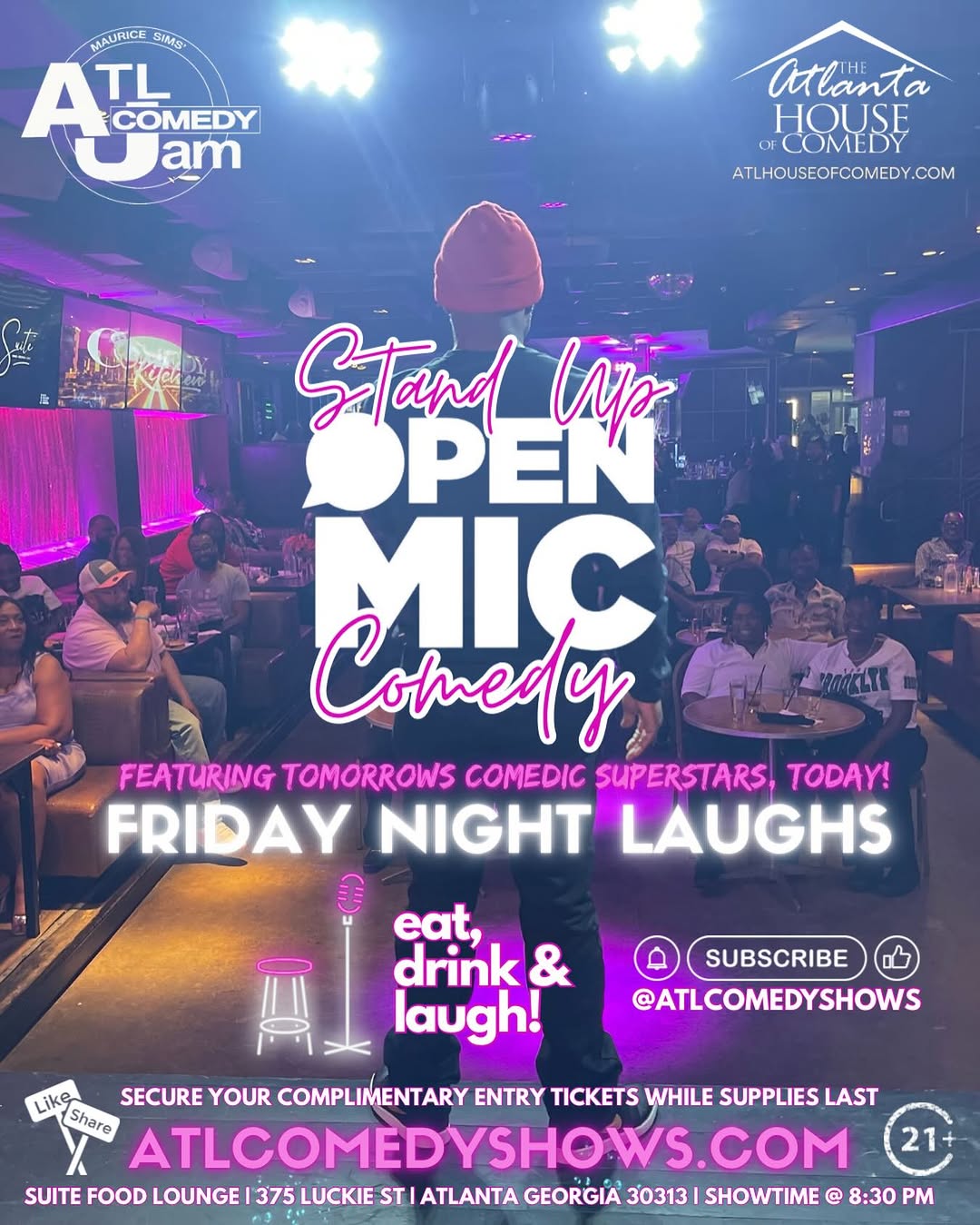 Stand Up Open Mic Comedy