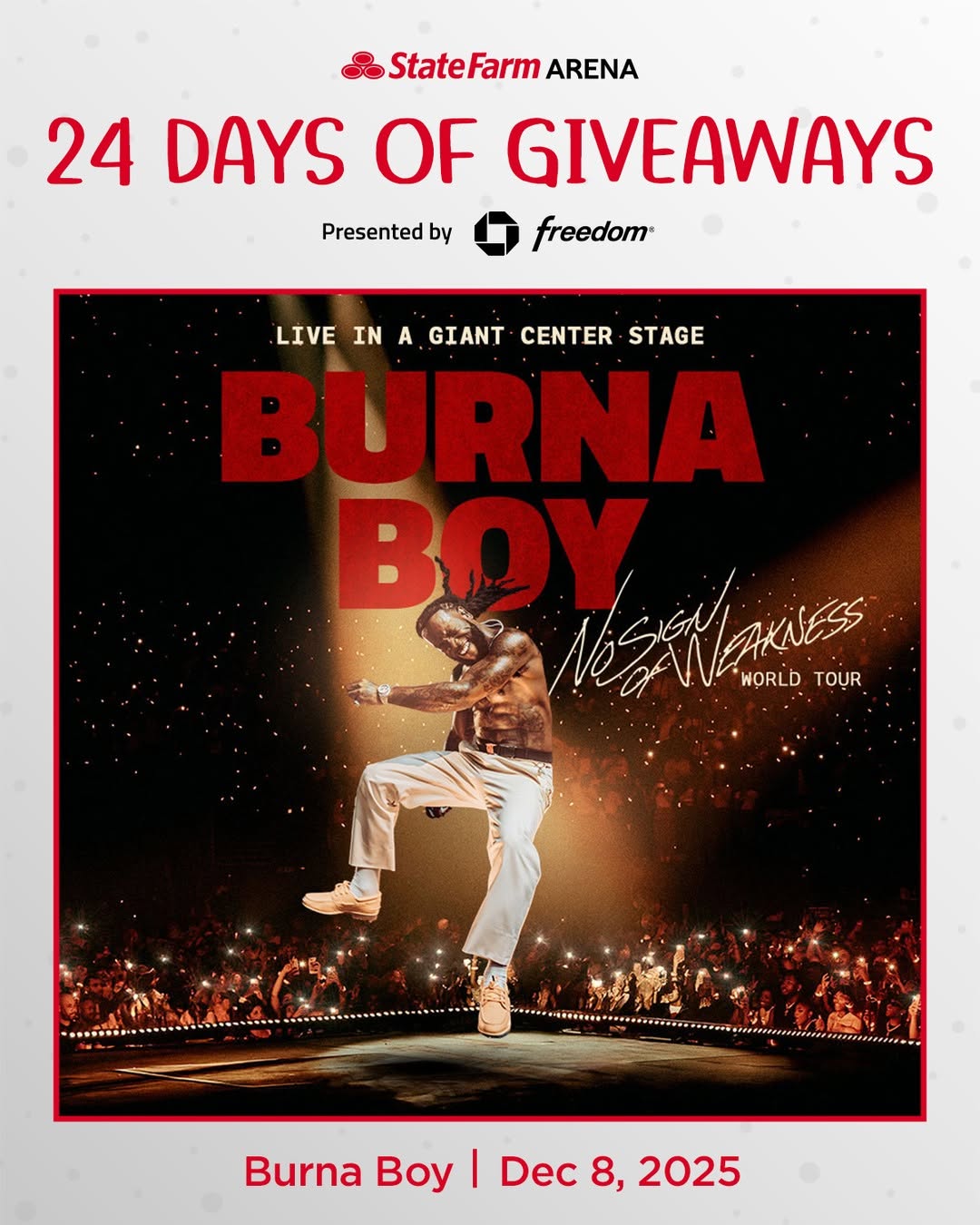 Burna Boy: No Signs of Weakness World Tour