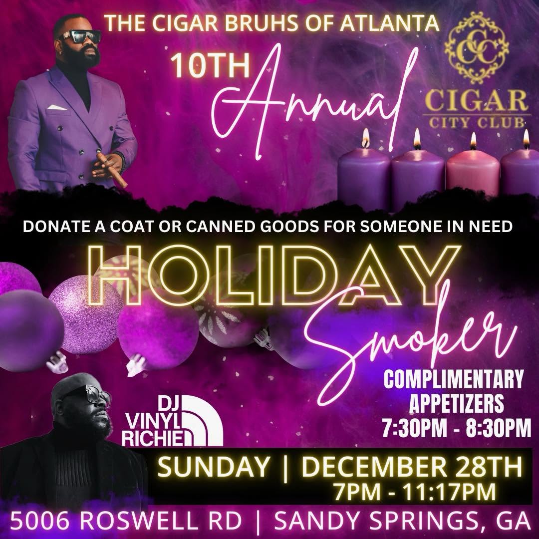 10th Annual Holiday Smoker