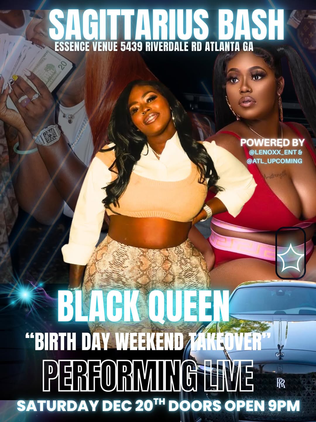 Sagittarius Bash: Black Queen Birthday Weekend Takeover