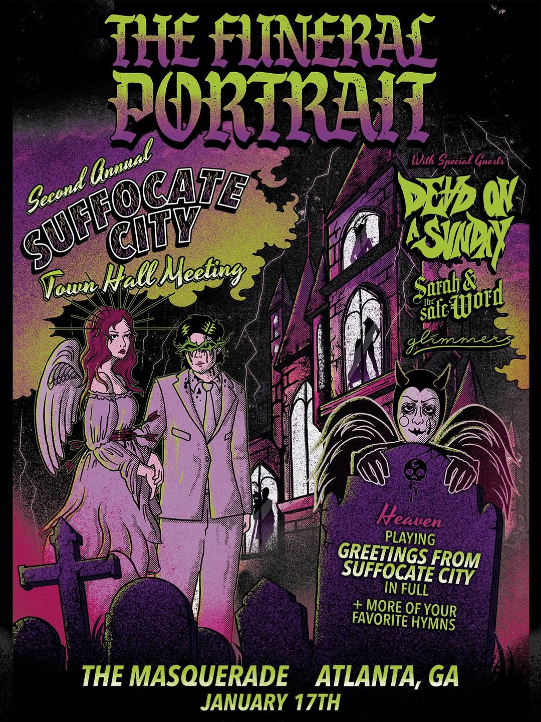 The Funeral Portrait: Suffocate City Town Hall Meeting