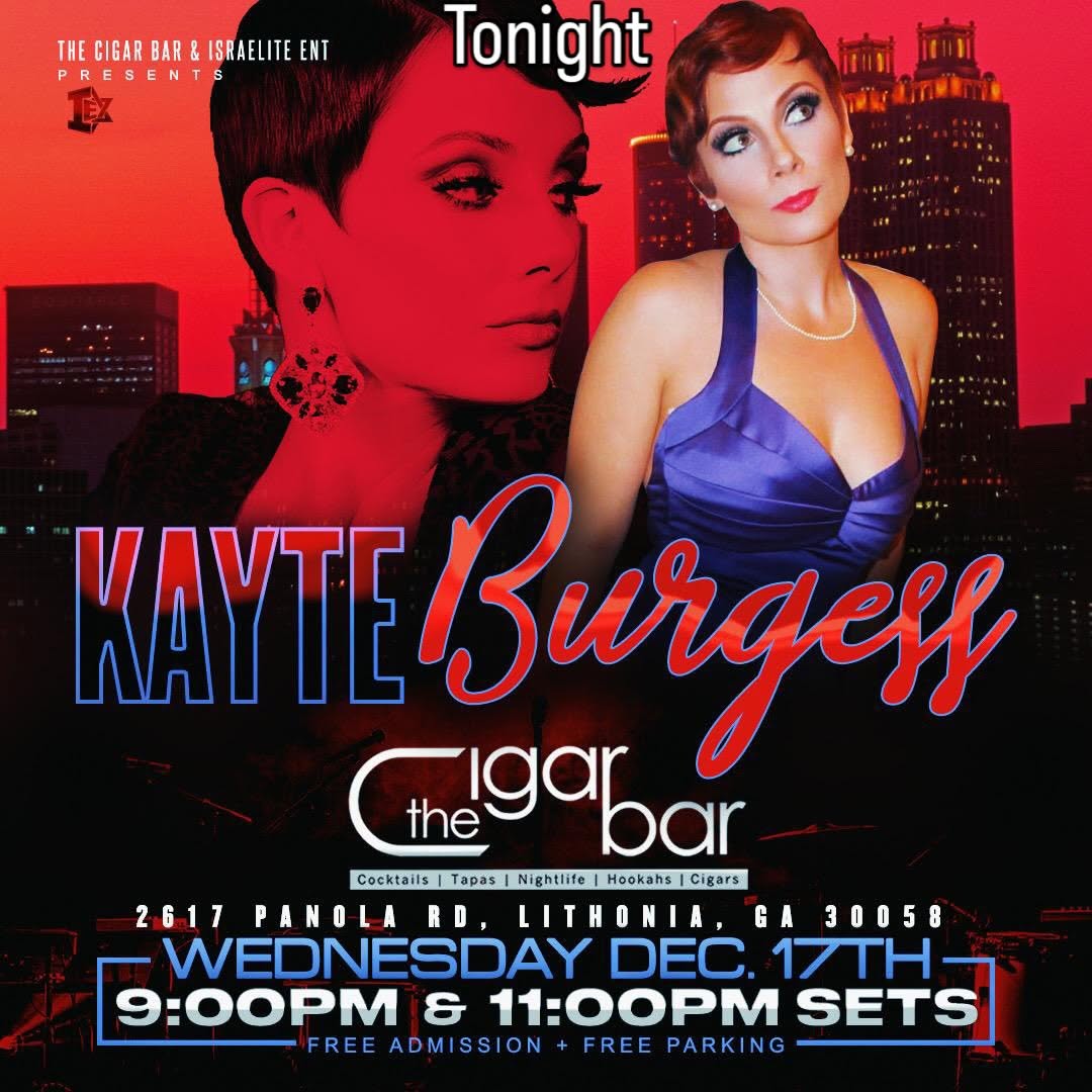 Kayte Burgess at The Cigar Bar