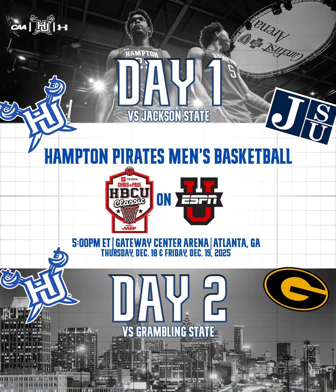 Hampton Pirates Mens Basketball