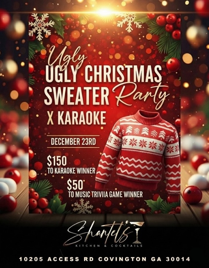 Ugly Christmas Sweater Party X Karaoke