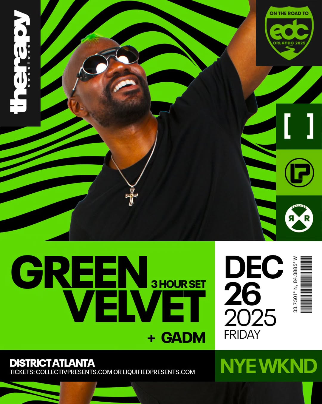 Green Velvet 3 Hour Set