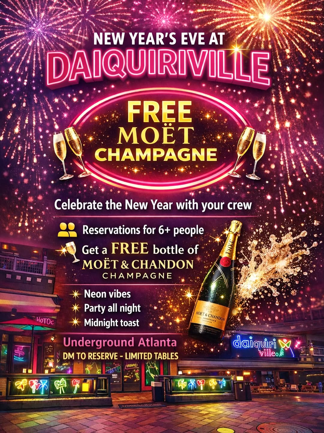 New Years Eve at Daiquiriville