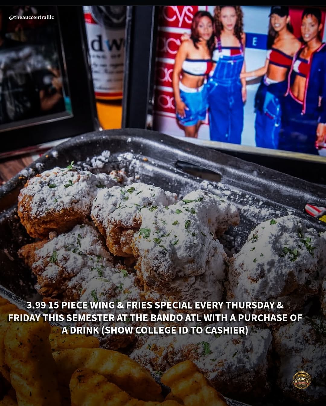 Wing & Fries Special