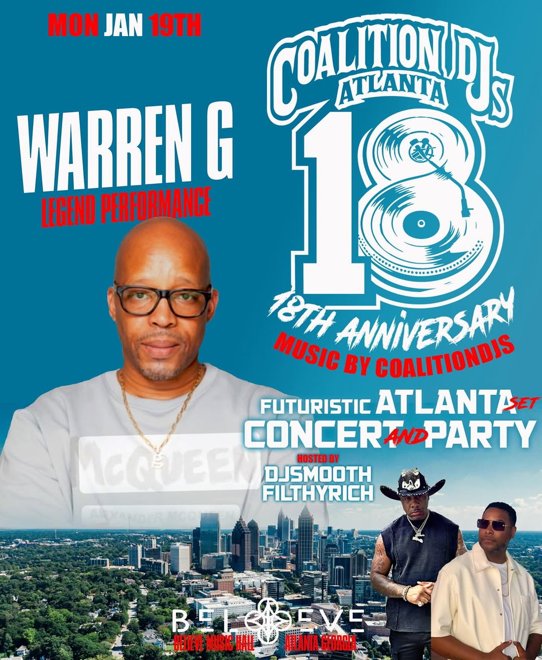 Coalition DJs 18th Anniversary Concert and Party