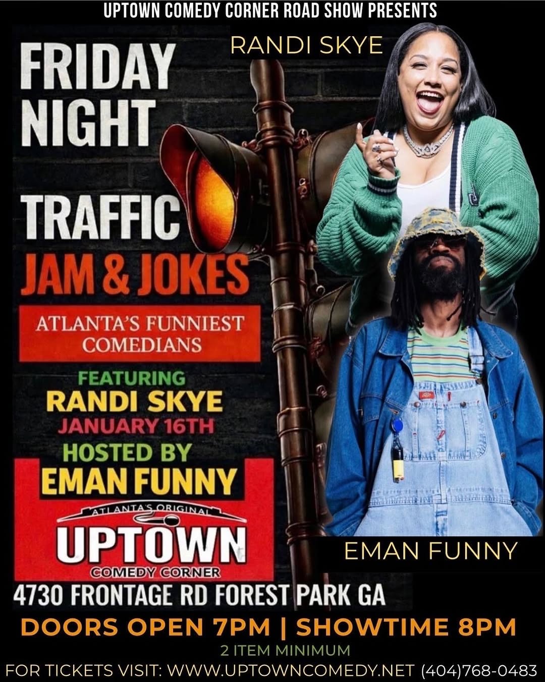 Friday Night Traffic Jam & Jokes