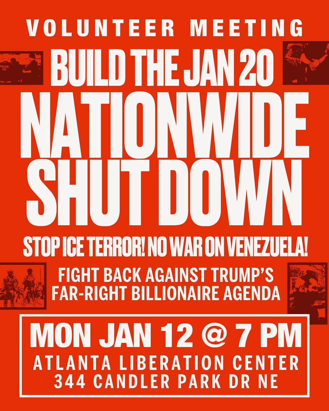 Volunteer Meeting: Build the Nationwide Shutdown