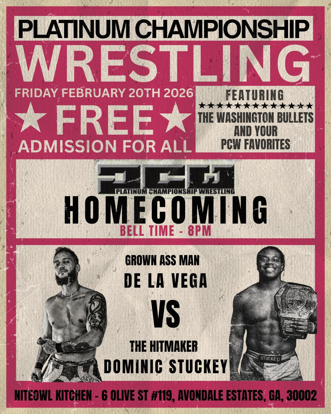 Platinum Championship Wrestling Homecoming