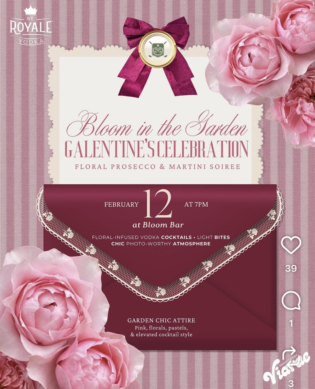 Bloom in the Garden Galentine's Celebration
