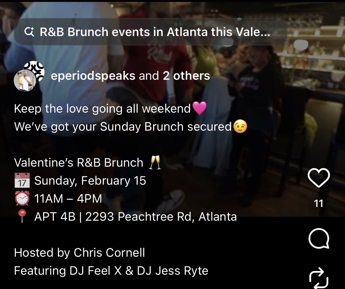 Valentine’s R&B Brunch