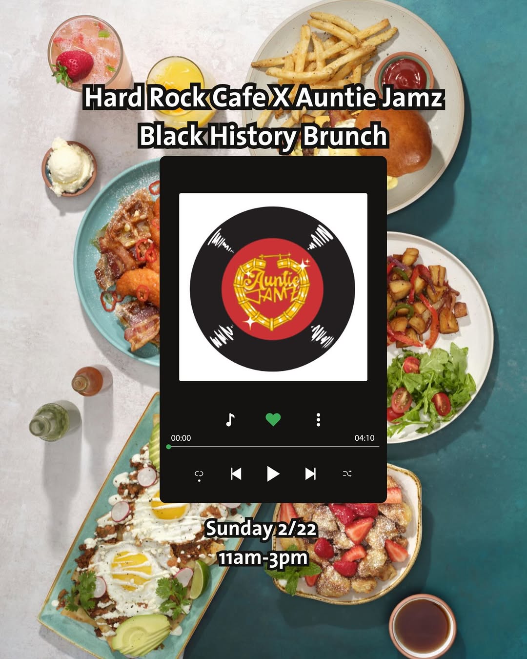 Hard Rock Cafe X Auntie Jamz Black History Brunch