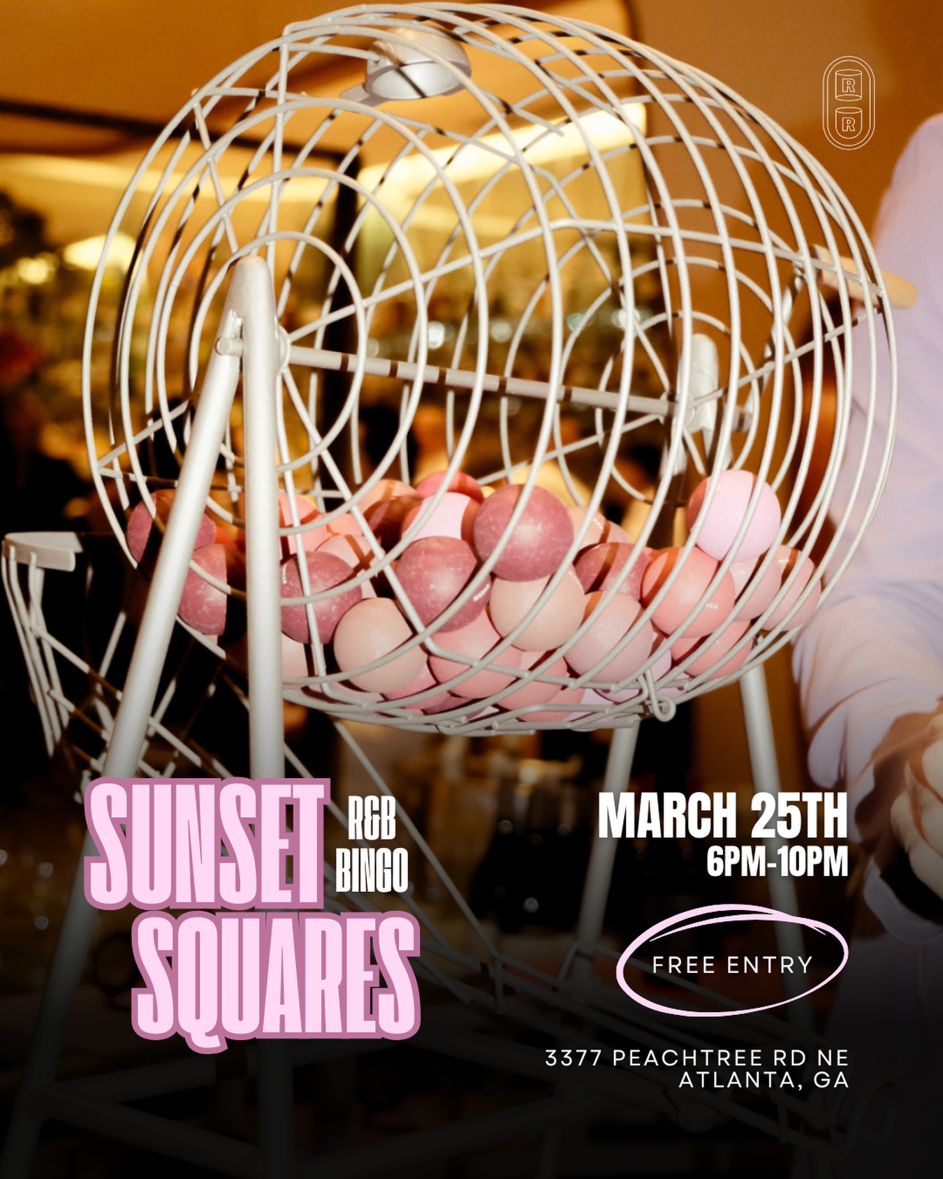Sunset Squares R&B Bingo