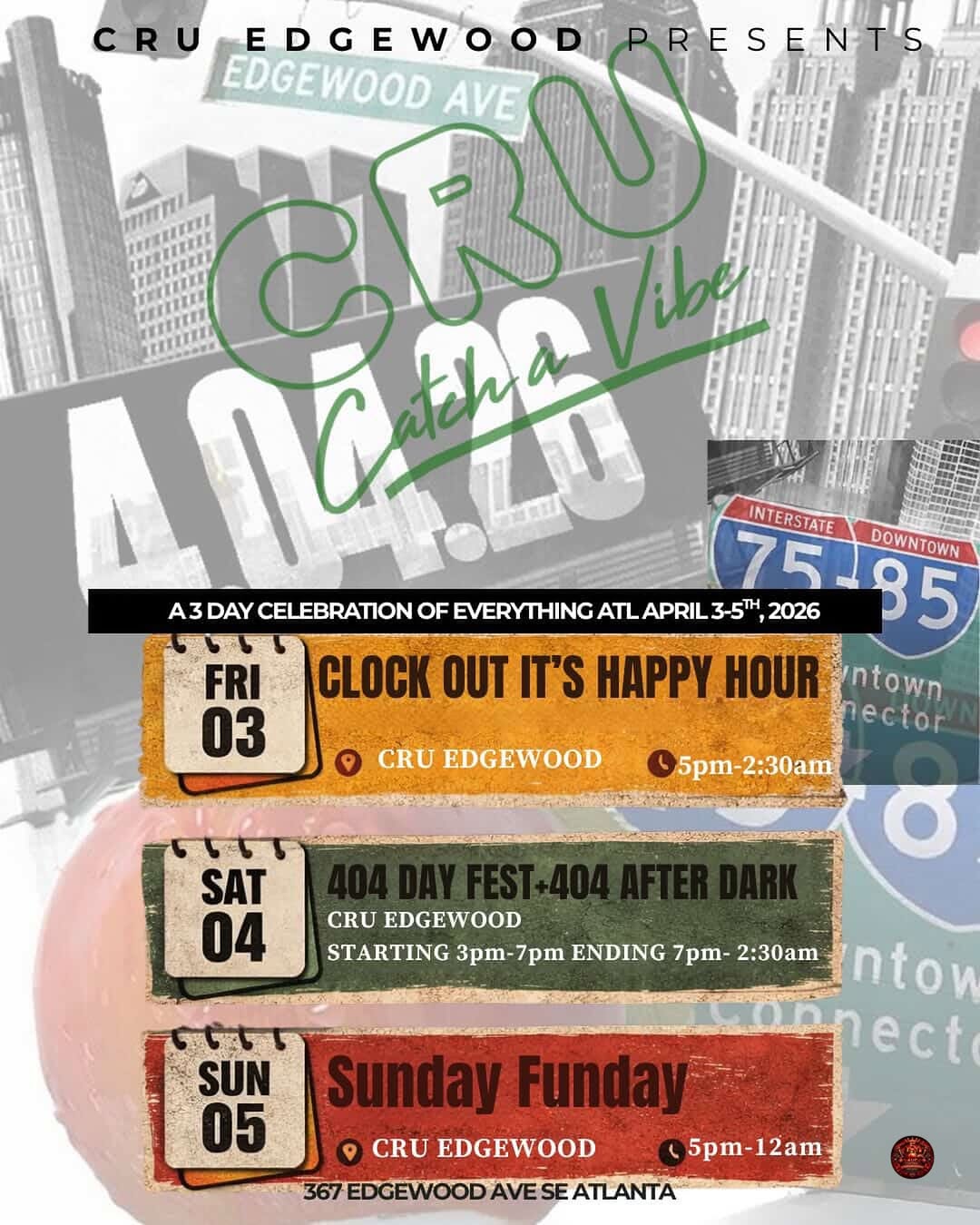 CRU Catch a Vibe
