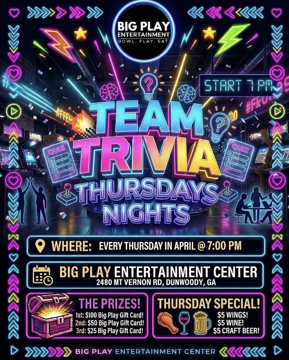 Team Trivia Thursday Nights