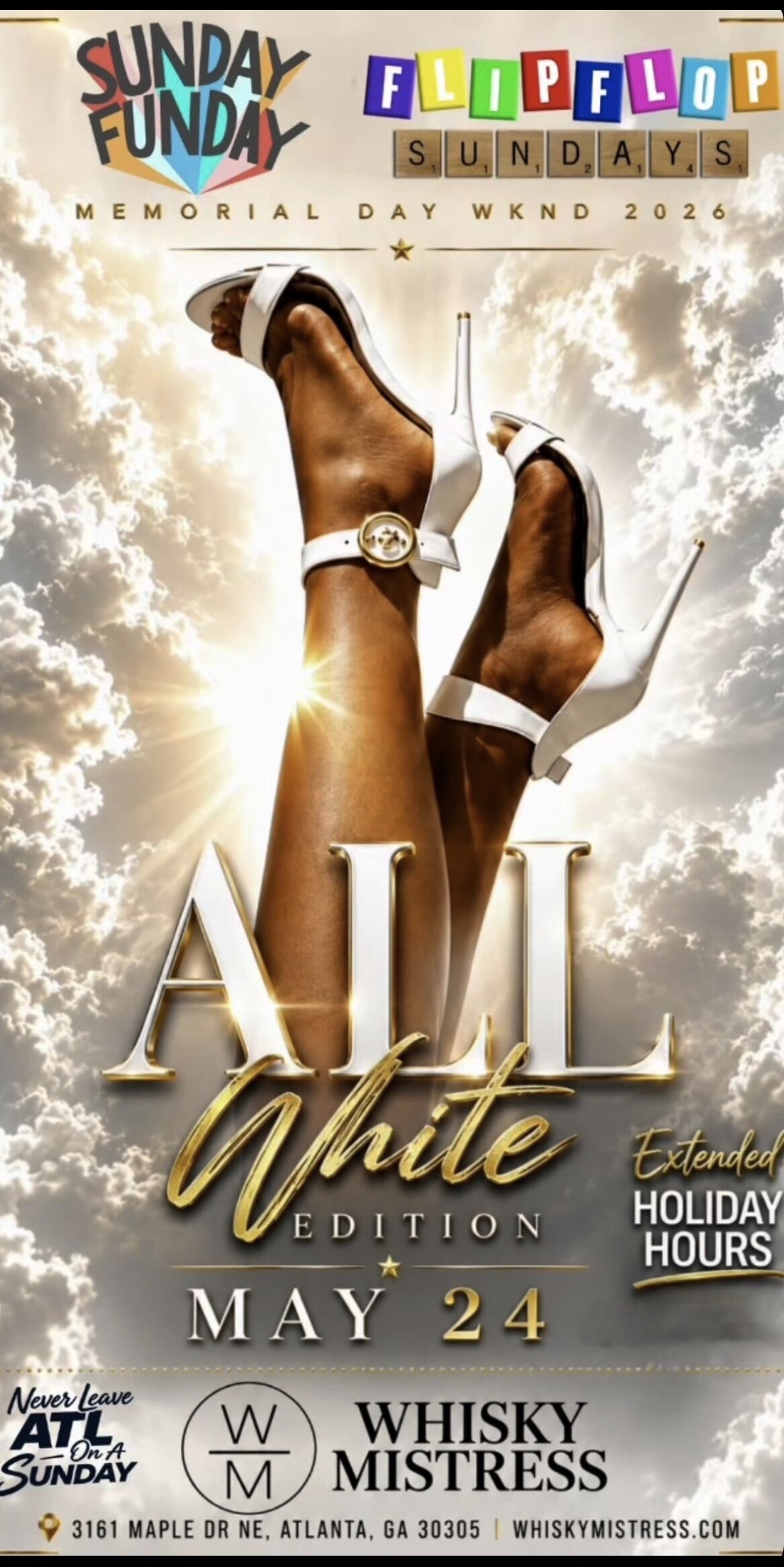Sunday Funday All White Edition