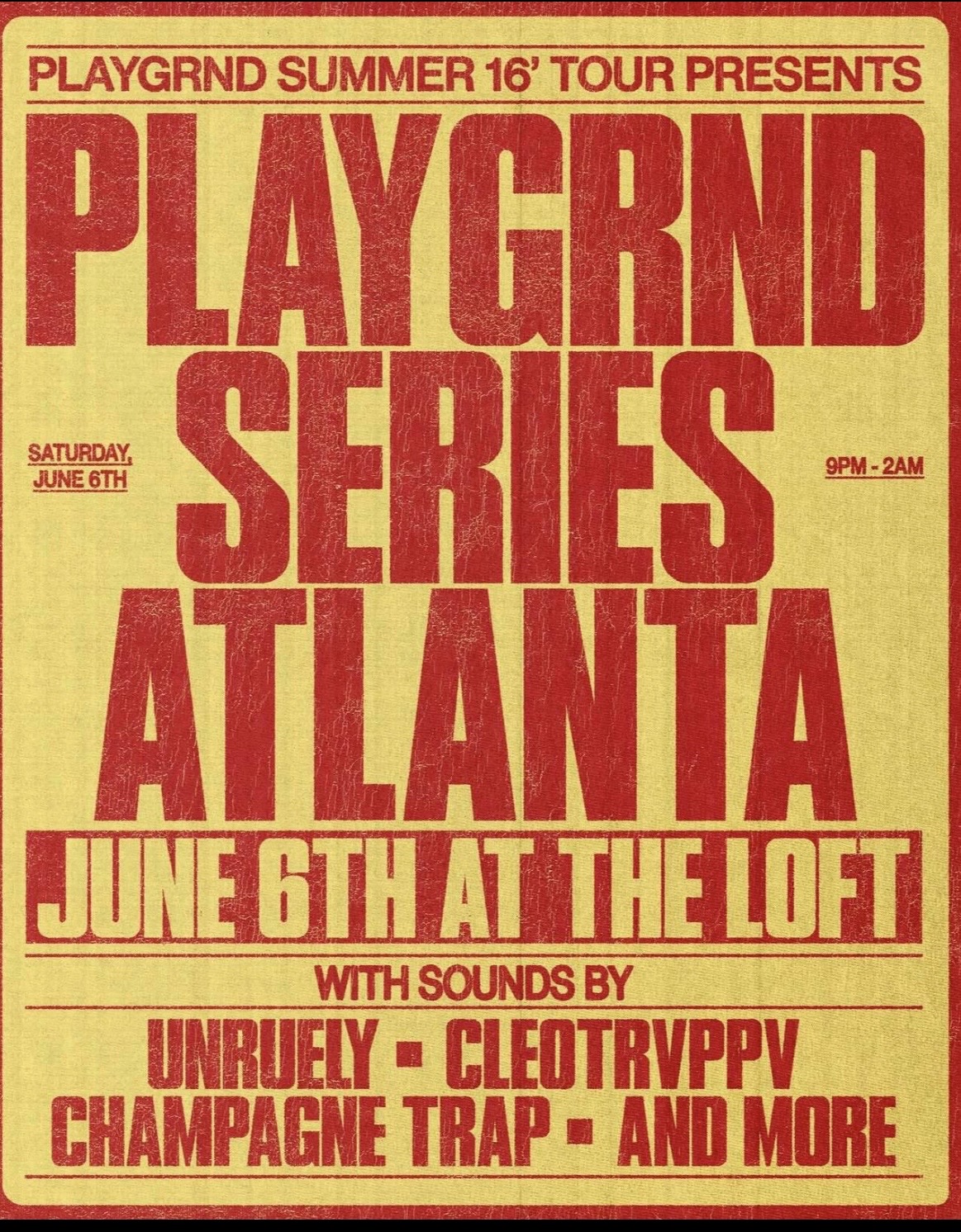 PLAYGRND Series Atlanta