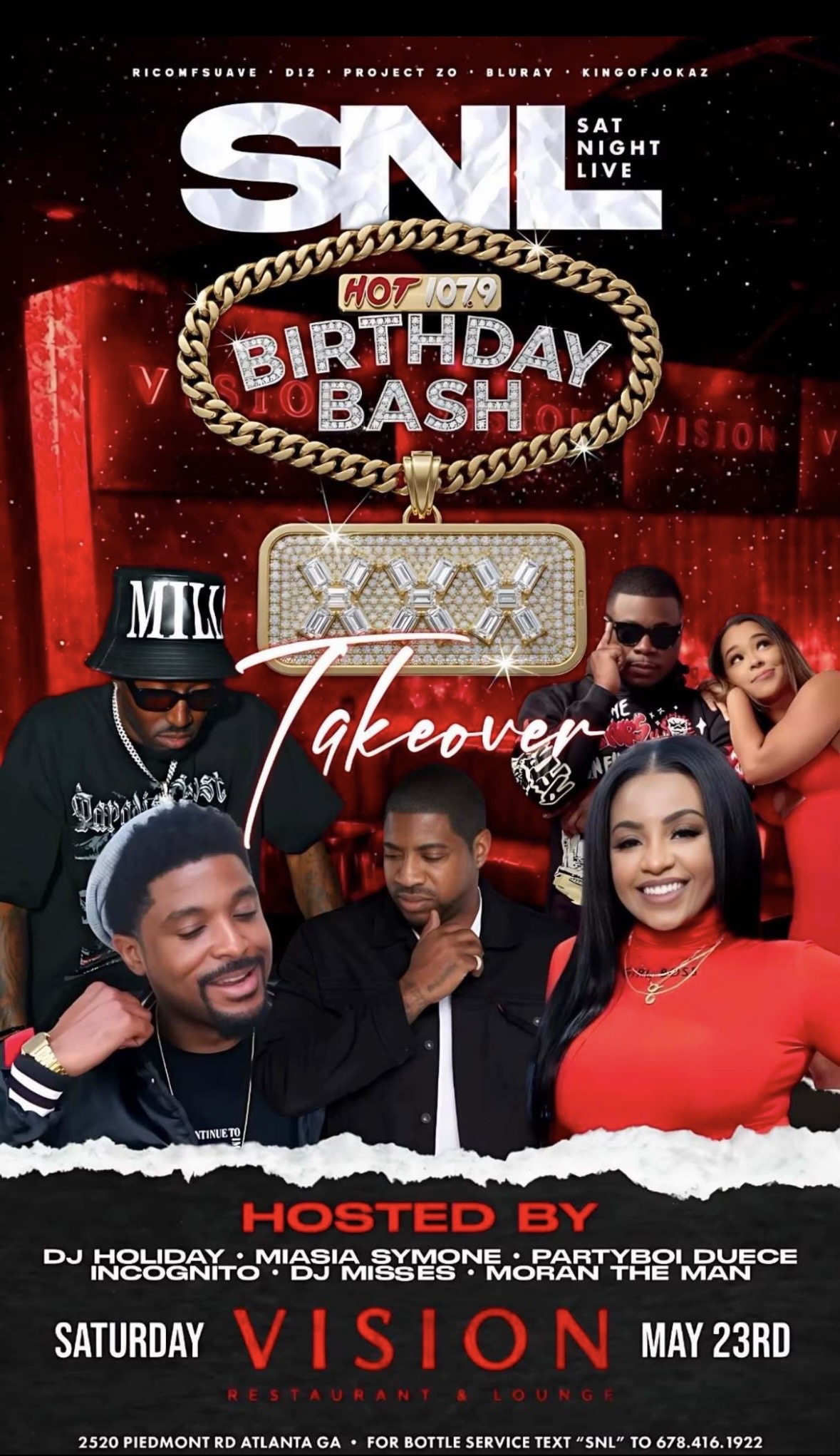 SNL Hot 1079 Birthday Bash Takeover